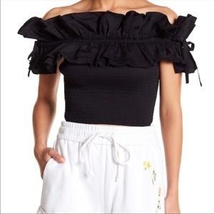 Kendall and Kylie off the shoulder top